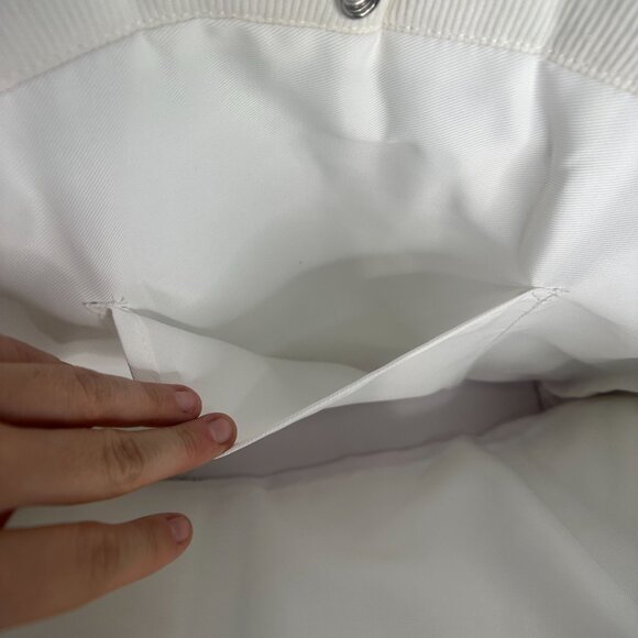 NWT CALIA Women's Anniversary Cord Tote Bag Cloud Cover Red White ONE SIZE - Picture 13 of 16